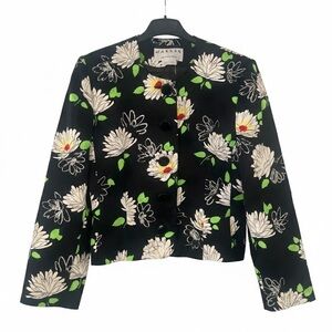 Jaeger Made in Great Britain Floral Blazer Vintage size 10